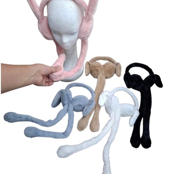 Vincha con Orejera peluche , orejitas con chifle - 67048