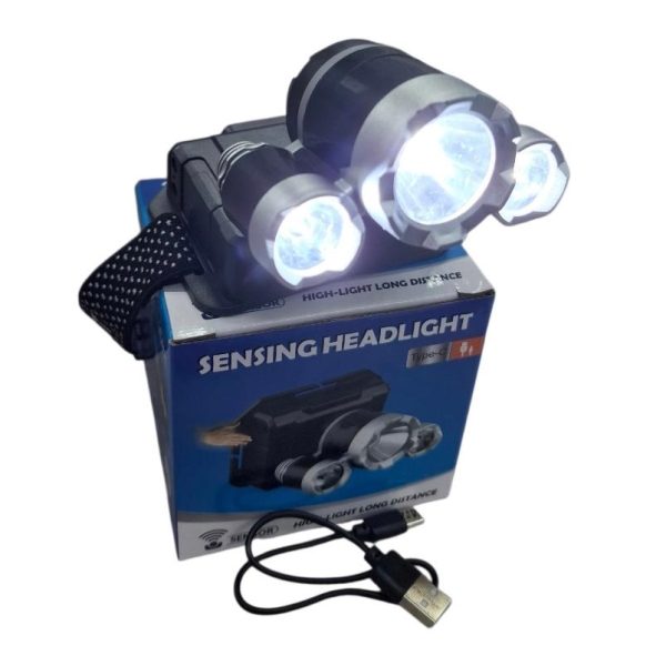 Linterna Minera Recargable con sensor en caja- 80834