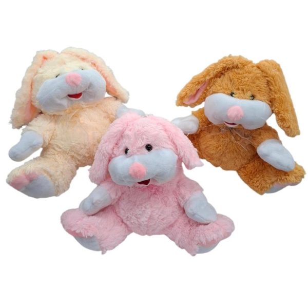 Conejo peluche sentado 25 cm- 8220