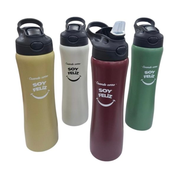 Botella acero 600cc con pico- 85544