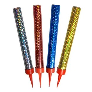 Velas Bengalas x 4 u Hologramadas- 8866