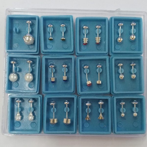 Aros ABRIDORES acero blanco x12u surtidos - GP-002