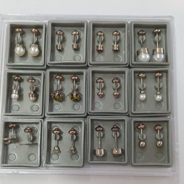 Aros ABRIDORES acero  x12u surtidos - GP-003