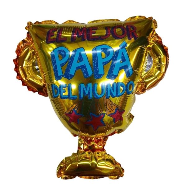 Globo metalizado trofeo 23x24 PAPA- 124496