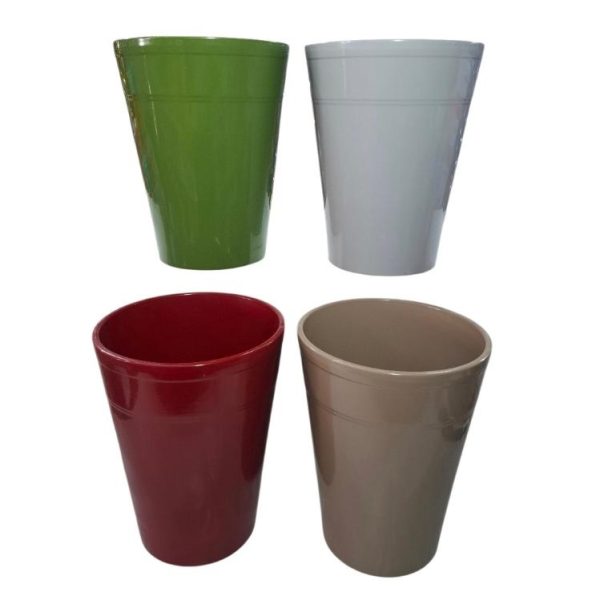 Maceta ceramica esmaltada 17x13cm- 88248