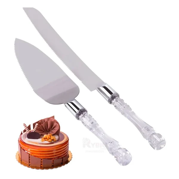 Set espatula y cuchillo para tortas y tartas- 00011