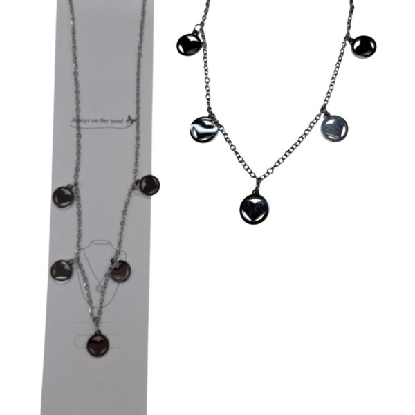 Cadena con varios diges acero- 183225