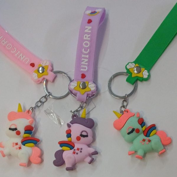Llavero goma Unicornio- 18512
