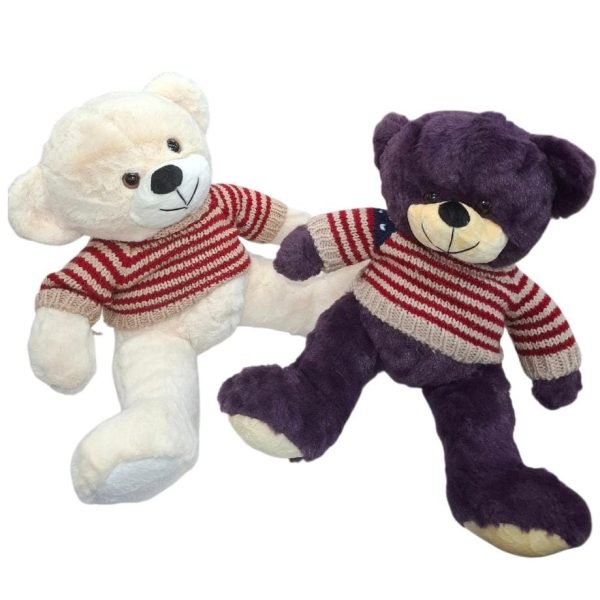 Oso 30 cm con pullovers lana - 11695