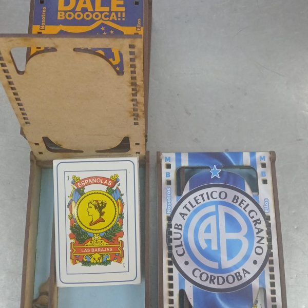 Juego de truco en caja madera BELGRANO -30000BEL