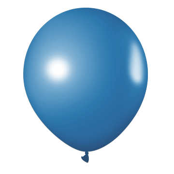 Globo Azul Standart 12" x 25u- 40097