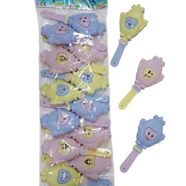 Sonajeros  con carita Emogi color pastel x 12u en bolsa-46755