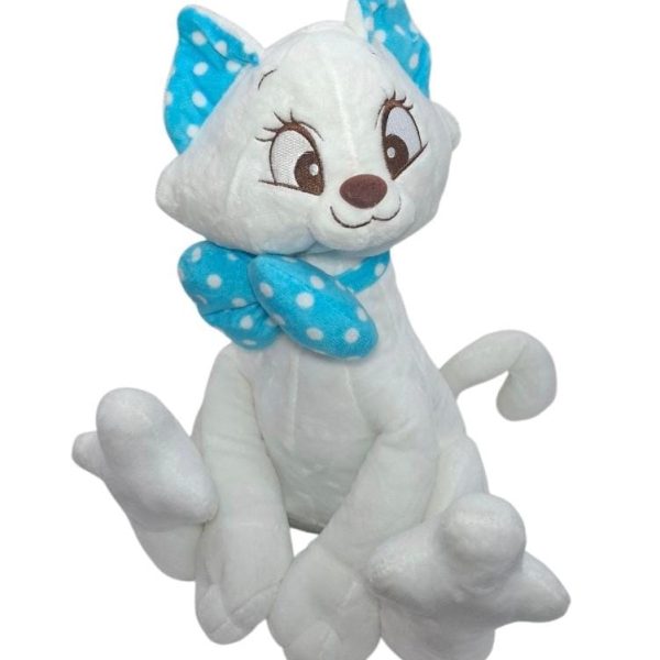Gato sentado con moño-479135