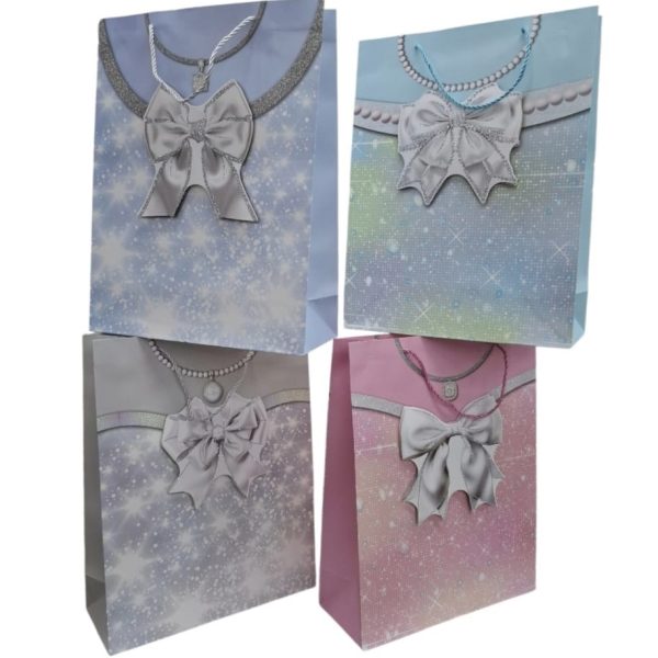 Bolsa de regalo moño 3D- 31x40x12 cm- 50503