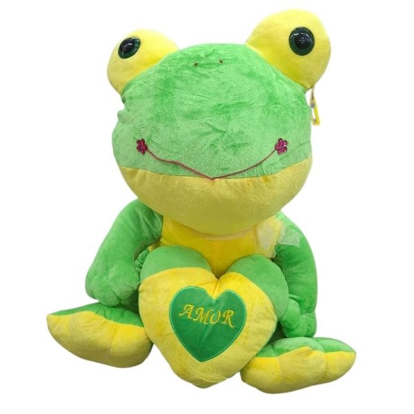 Rana 60 cm con Corazon AMOR- 9445