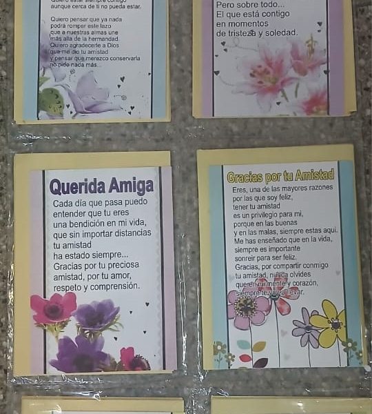 Tarjeta AMISTAD con sobre- 01010