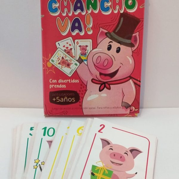 Juego naipes infantiles CHANCHO VA- 35499
