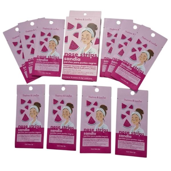 Parches para puntos negros SANDIA x 10u NOSE STRIPS- 00692