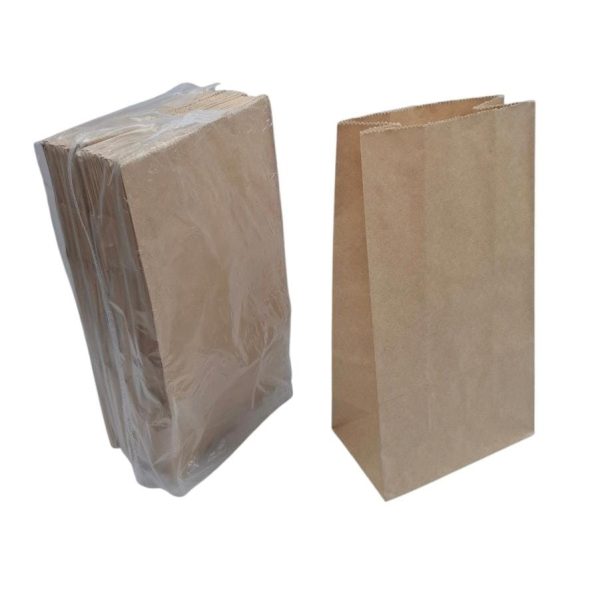 Sobre x 50 u Cotillon papel madera marron 14x8x26 cm- 18596