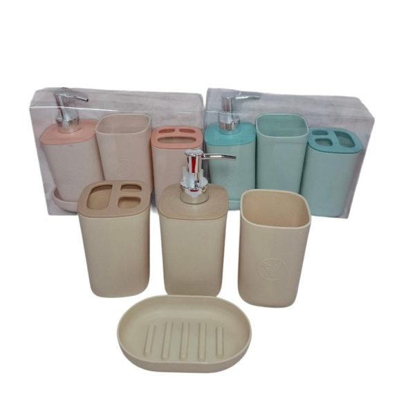 Set para Baño 4 Pzas. en caja pvc- 44988