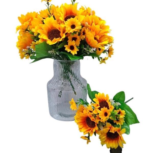 Ramo 32 cm girasoles DL22325- 84199