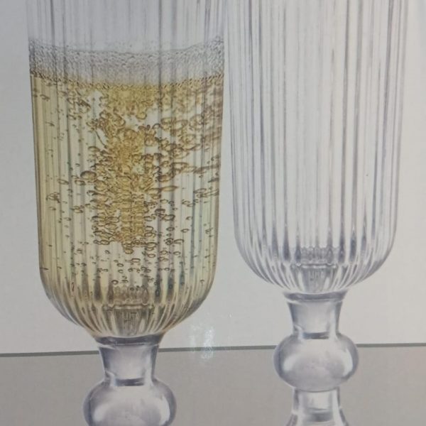 Copas champagne Vidrio x6u- 87036