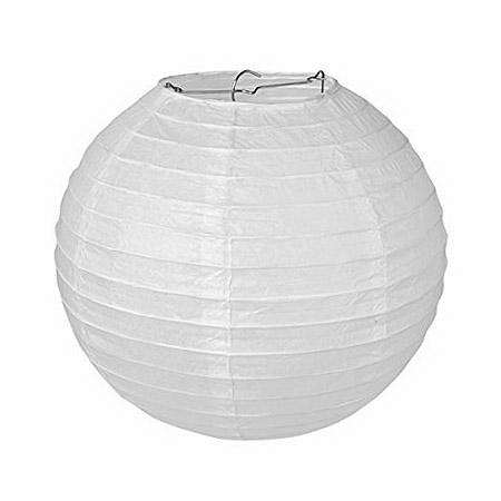 Lampara de papel blancas 16" (40cm) - 11321