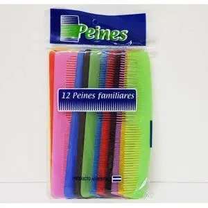 Peines familiares x 12u en bolsa- 122849