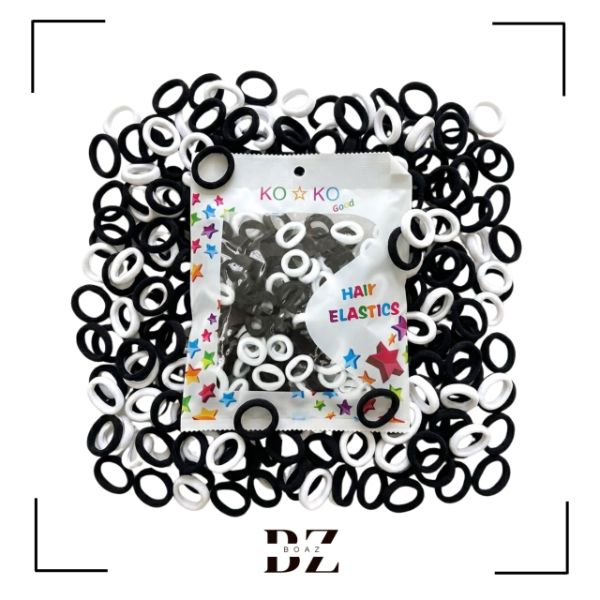 Colitas KOKO x 100u blancas y negras-15321