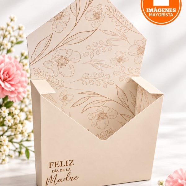 Caja SOBRE ORO MAMA 20x7x28cm- 2013SC