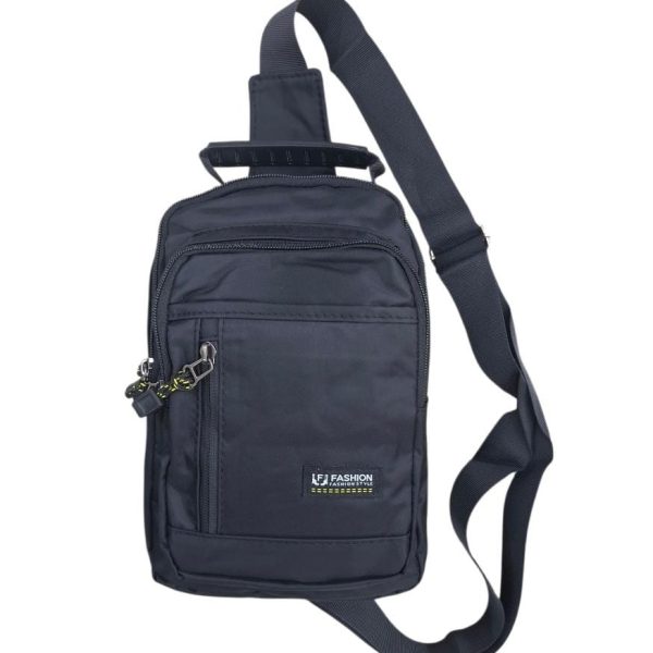 Bolso-28x18 con tira cruzada tela impermeable - 22078