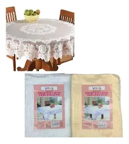 Mantel redondo 1,80 mt polyester - 5008