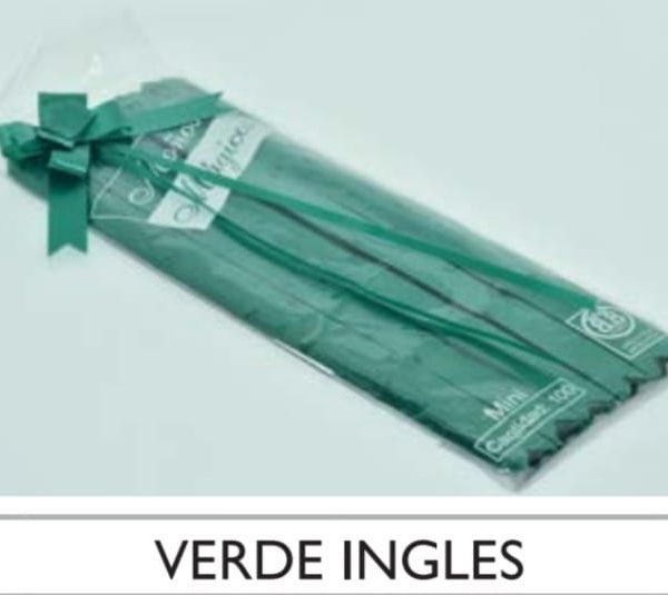 Moño Magico N° 25 x100u VERDE INGLES- 55685