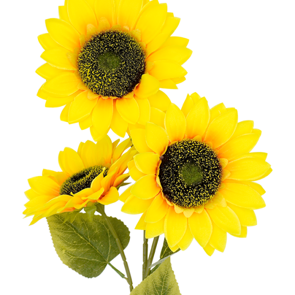 Vara 63 cm x 3 flores Girasol-83880