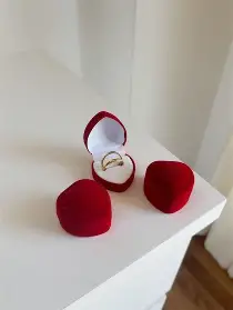 Estuche para anillos Corazon Pana- 8555