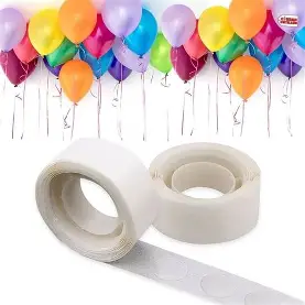 Cinta 100 puntos adhesivos para pegar globos- 17278