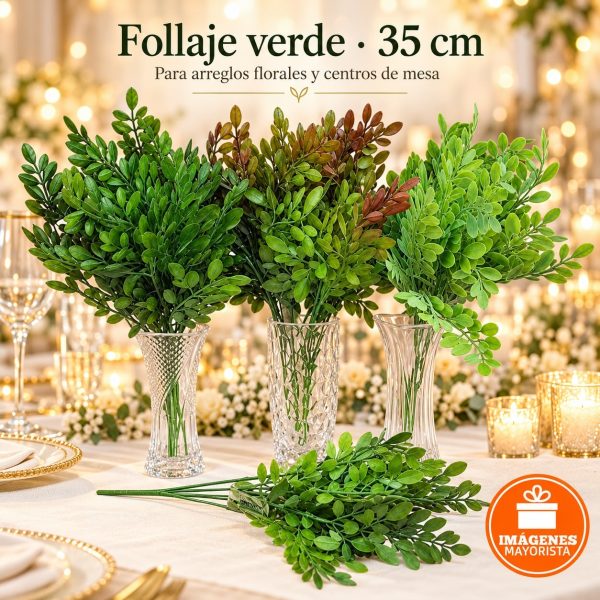 Follaje 35 cm para arreglos floreros- 01536