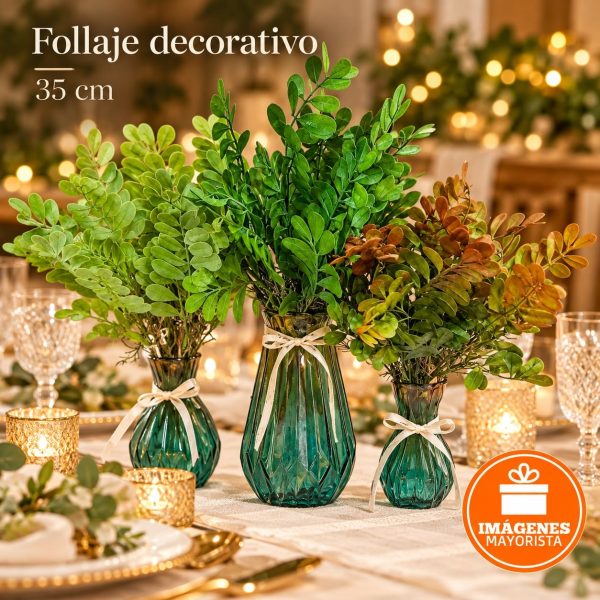 Follaje verde para arreglos florales 33 cm- 01673