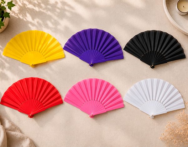 Abanico liso soporte plastico- 08717