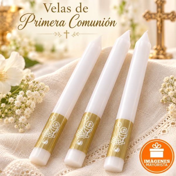 Vela COMUNION 20X2cm - 12286