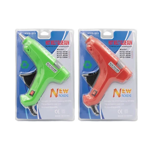 Pistola  silicona con tecla grande 60W- 12587