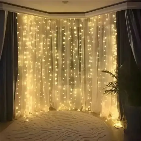 Cortina de 192 luces led Calidas 3x2mts interconectables - 13020