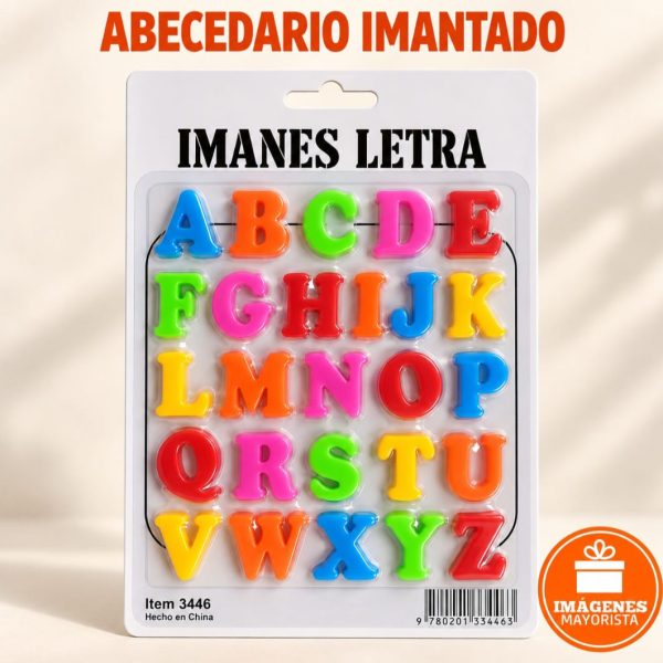 Letras imantadas en blister- 34463