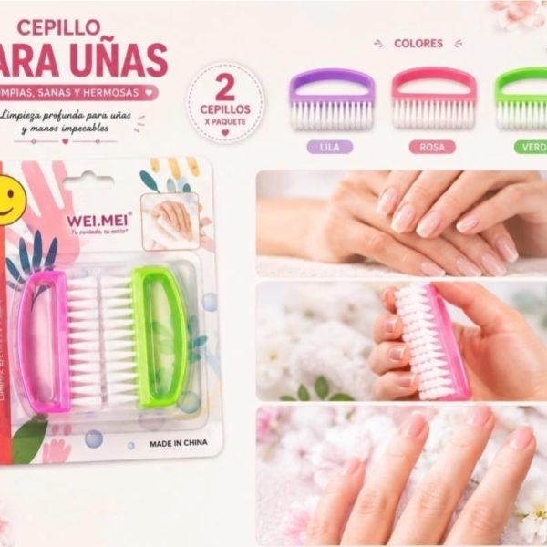 Cepillos para uñas x 2u en blister-