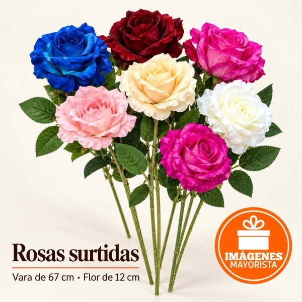 Vara de ROSA 67 cm - 01522
