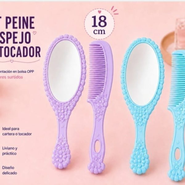 Set de Peine y Espejo -11119