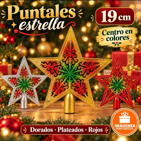 Puntal Estrella 19cm combinada - 80298