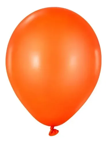 Globo Perlado 12" NARANJA x 25u- 07805NA