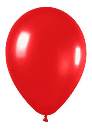 Globo Perlado 12" ROJO x 25u- 07805RJ