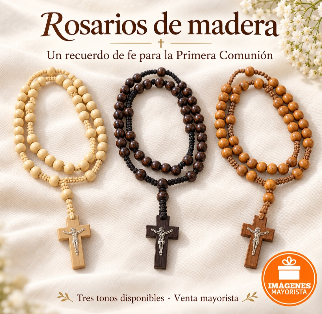 Rosario de madera - 42601